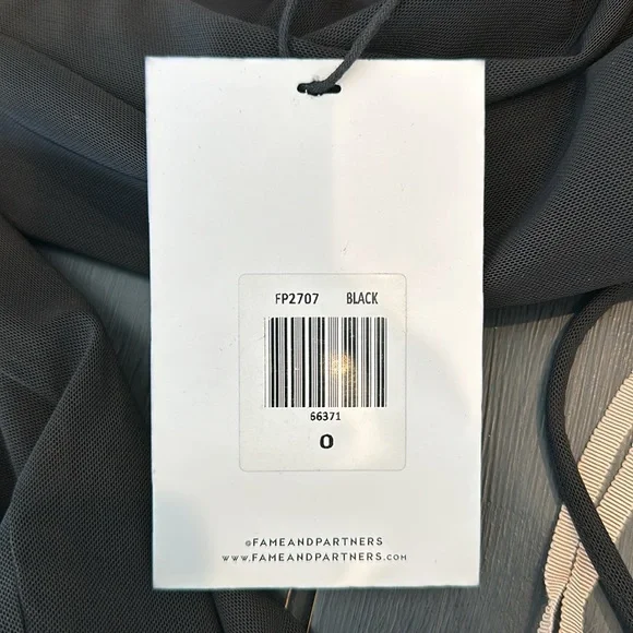 FAME and PARTNERS Tiered Floor-Length Gown - Picture 9 of 15